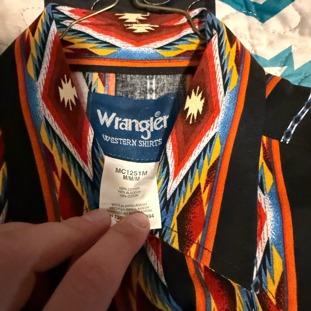 Wrangler Men's Vibrant Western Shirt Jacket